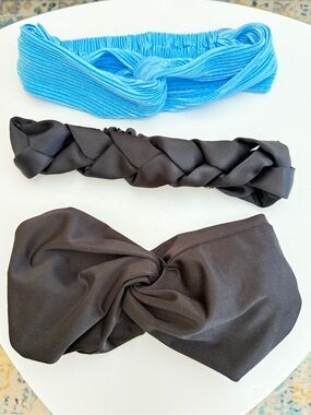 Set of Three Knotted Elastic Headbands NWOT